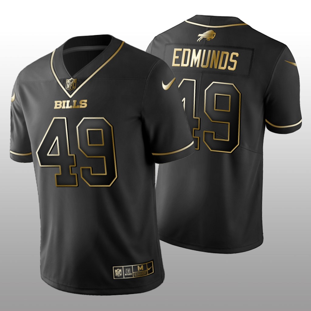 2019 Golden Edition Vapor Untouchable Limited Buffalo Bills #49 Tremaine Edmunds Black Jersey – Men’s