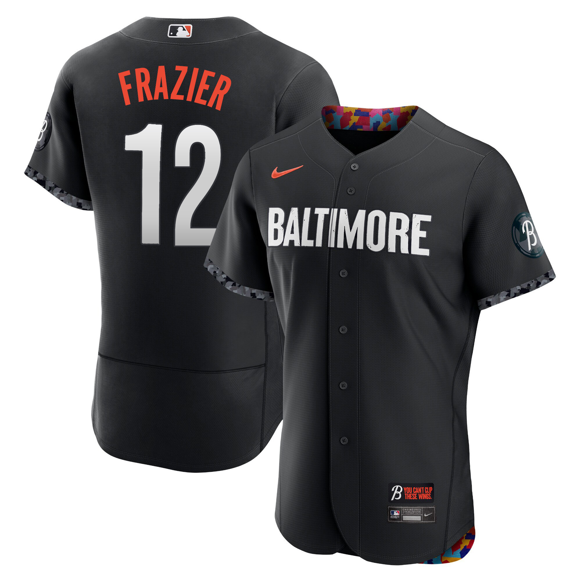 Adam Frazier Men's Baltimore Orioles 2023 City Connect Flex Base Jersey - All Stitched