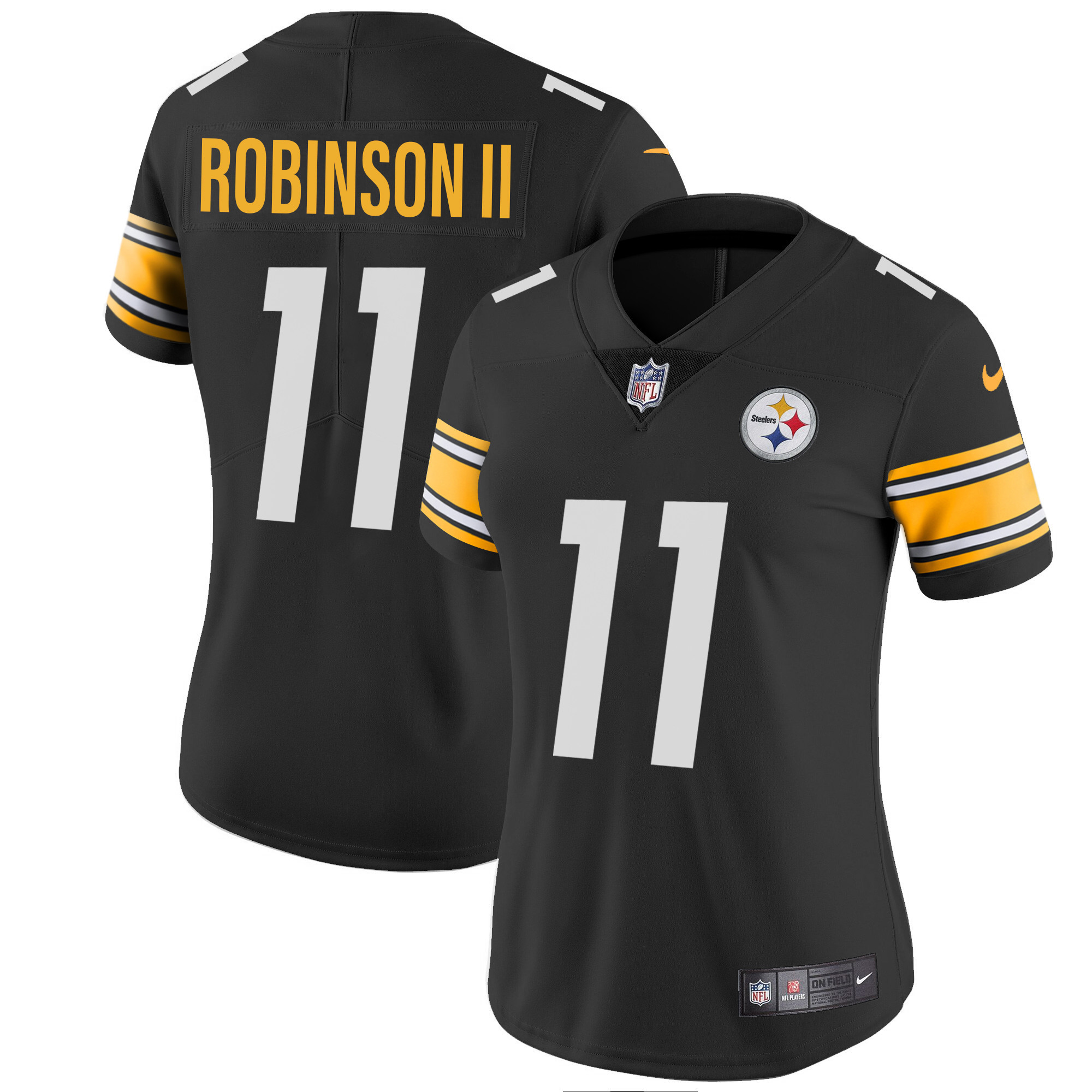 Allen Robinson II Women's Pittsburgh Steelers Vapor Limited Black Jersey - All Stitched