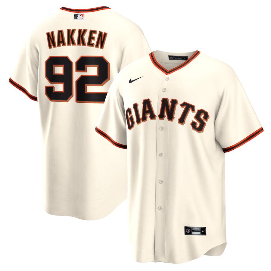 Alyssa Nakken San Francisco Giants Home Player Jersey – Cream