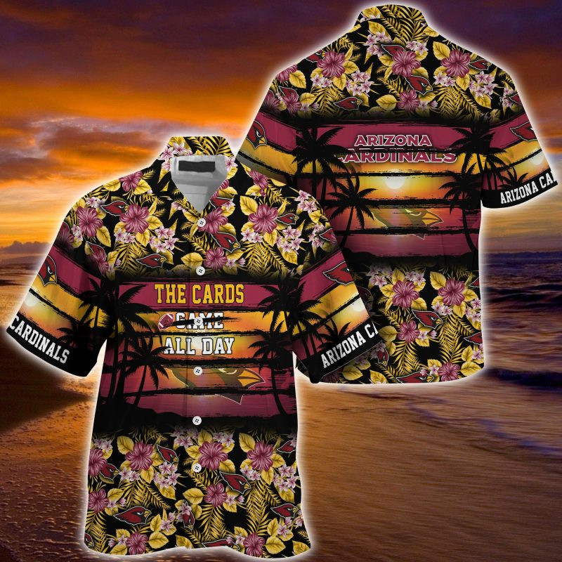 Arizona Cardinals NFL Summer – Hawaii Shirt For This Season – Gift For Sport Lovers Floral Pattern