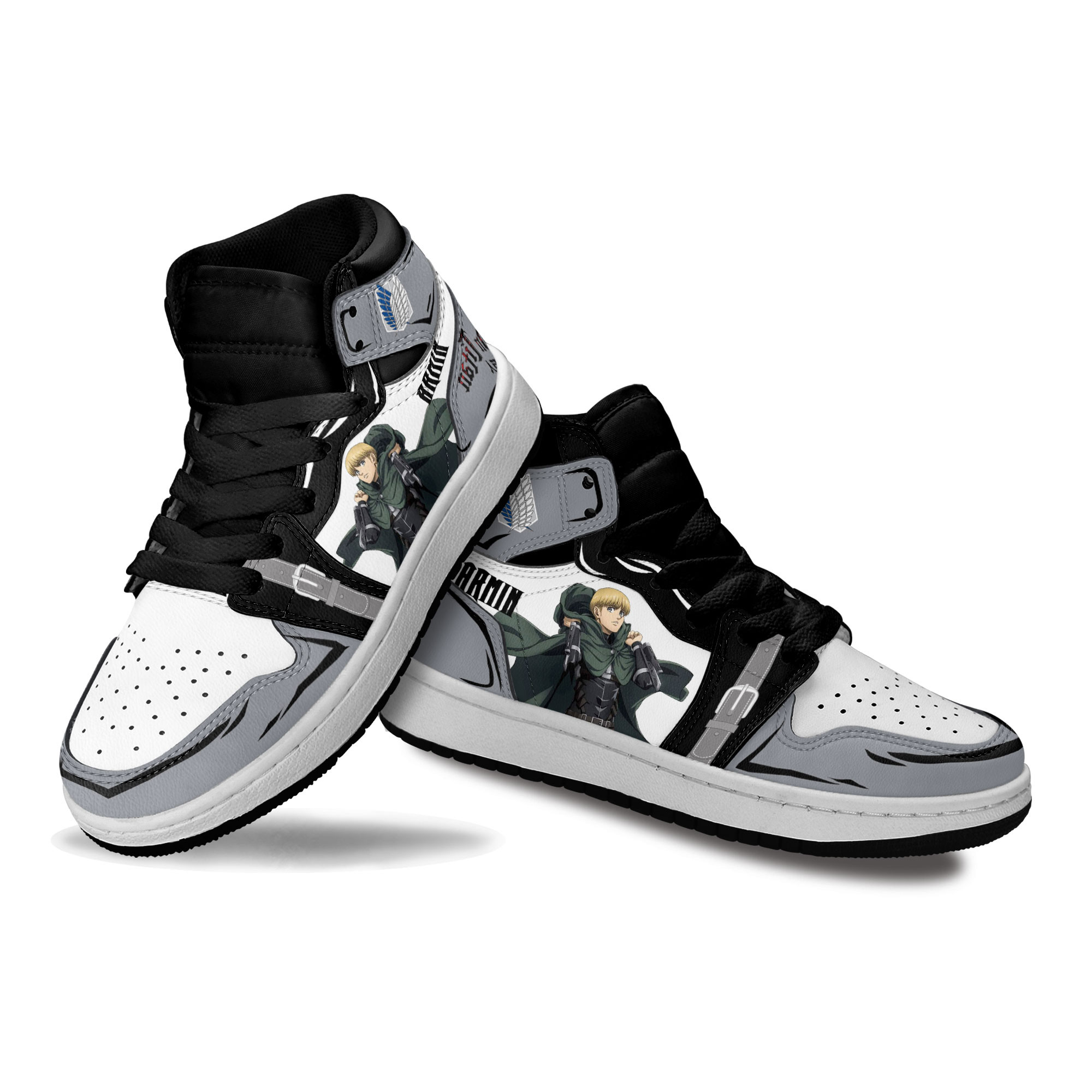 Armin Arlert Kids Sneakers Custom Anime Attack On Titan Final Shoes For Kids