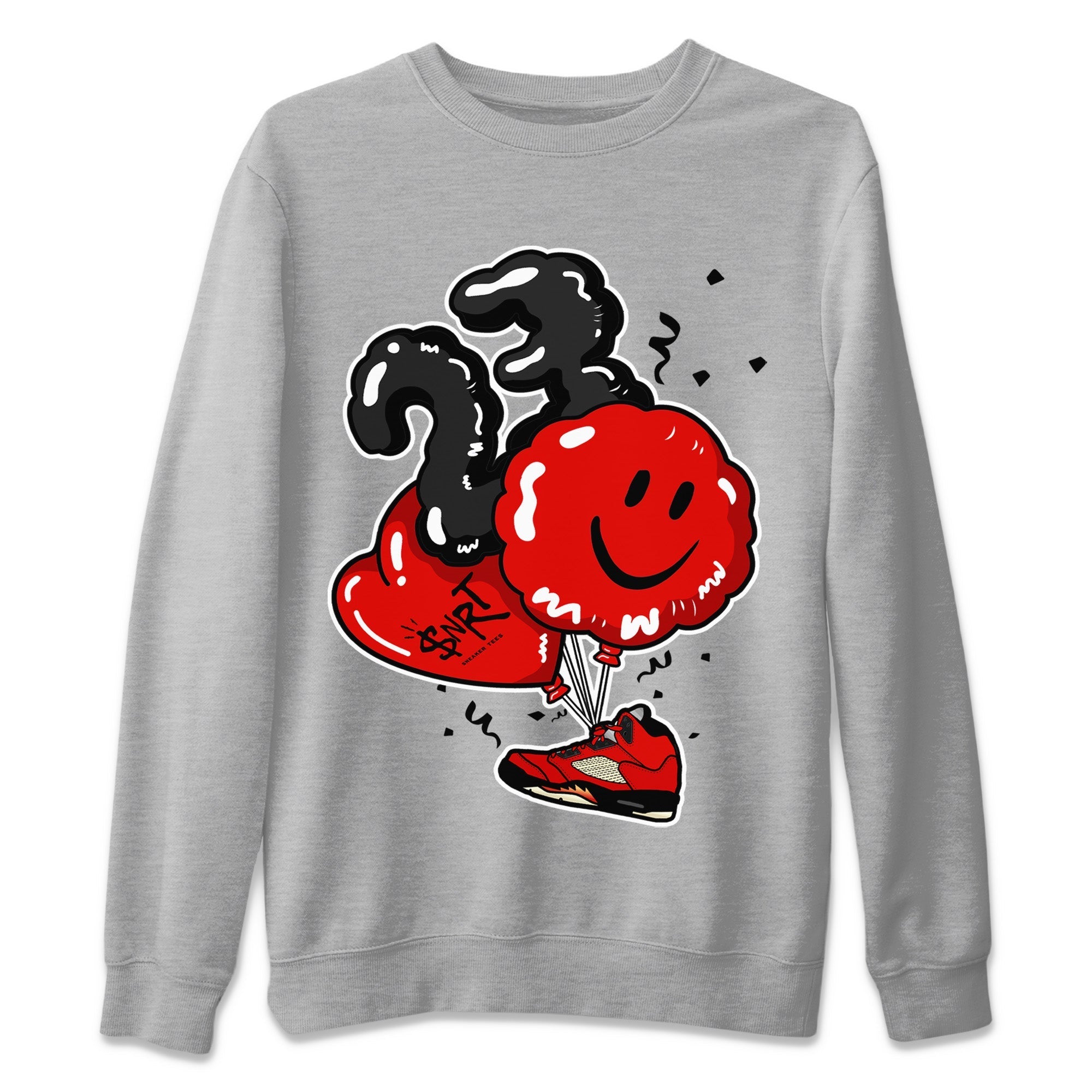 Balloon Unisex Sweater – Air Jordan 5 Mars For Her, Sneakers Matching Sweater