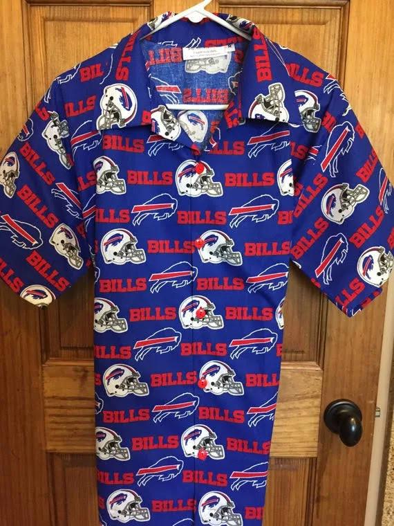 Beach Shirt Buffalo Bills Bahama Style All Over Printed Hawaiian Shirt Size S – 4XL