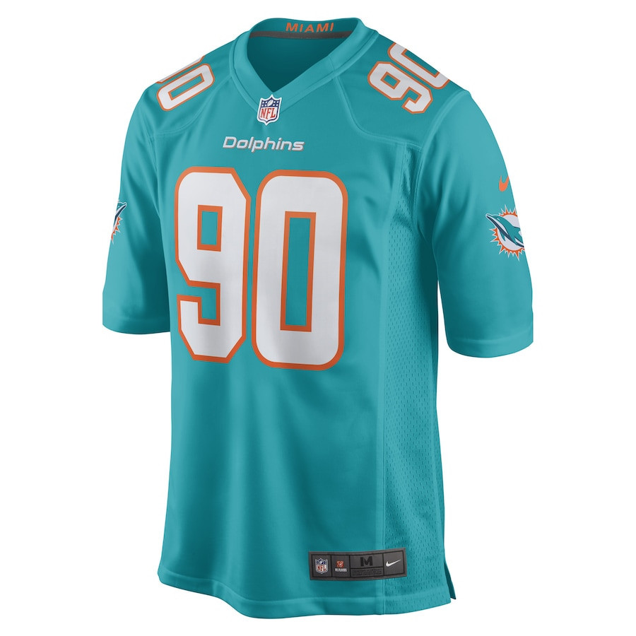 Ben Stille Miami Dolphins Stitched Jersey – Aqua