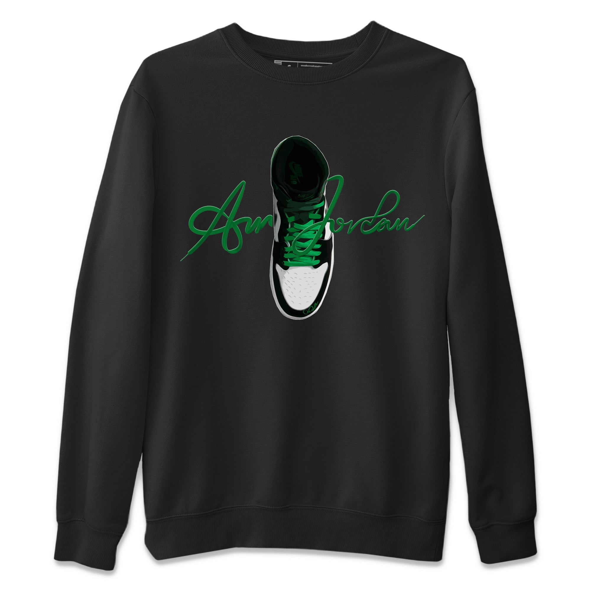 Caligraphy Shoe Lace Unisex Sweater – Air Jordan 1 Celtics, Sneakers Matching Sweater