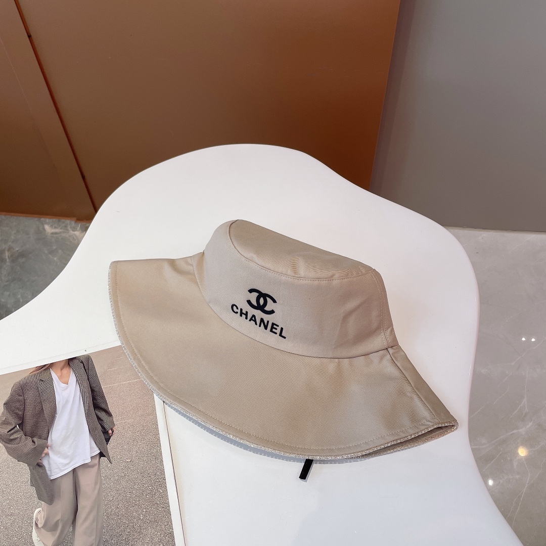Chanel Cloche Hat Cream Chanel Hat
