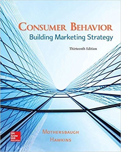 Consumer Behavior Building Marketing Strategy 13th