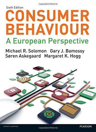 Consumer Behaviour A European Perspective 6Th Edition