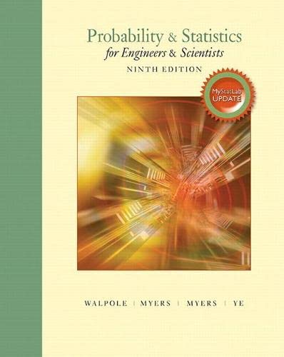 Probability &amp; Statistics For Engr &amp; Sci 9Th Updtd