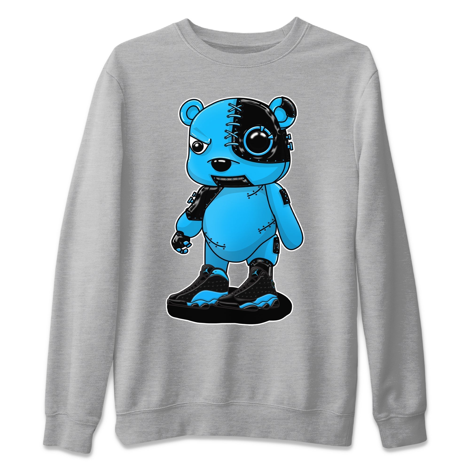 Cyborg Bear Unisex Sweater – Air Jordan 13 UNC, Sneakers Matching Sweater