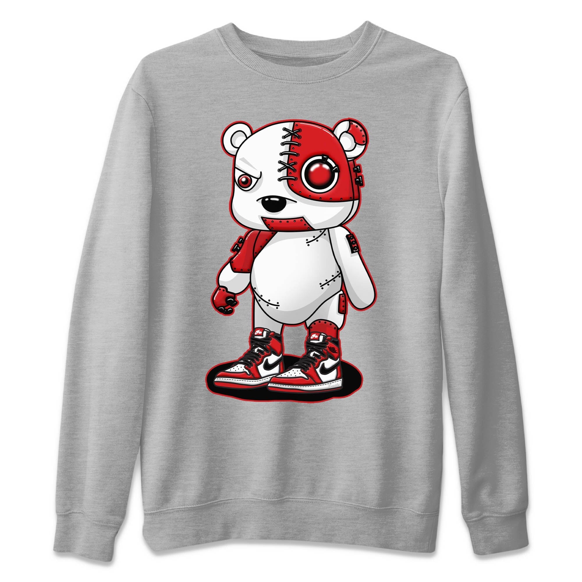Cyborg Bear Unisex Sweater – Air Jordan 1 lost & found, Sneakers Matching Sweater