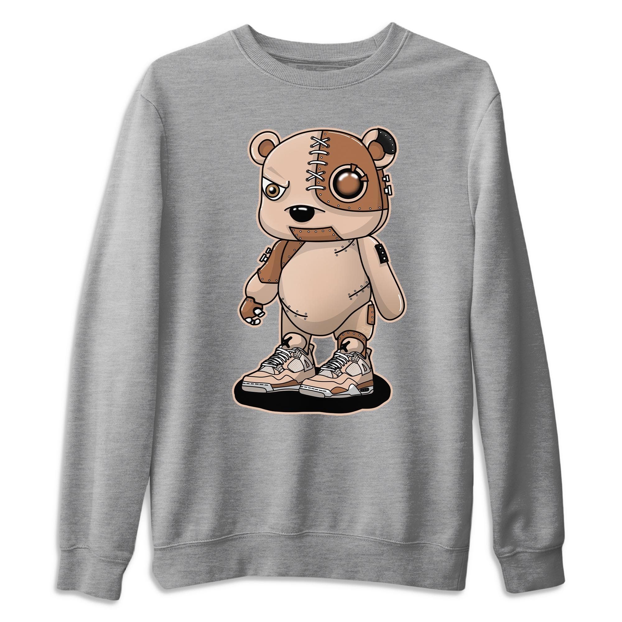 Cyborg Bear Unisex Sweater – Air Jordan 4 Shimmer, Sneakers Matching Sweater