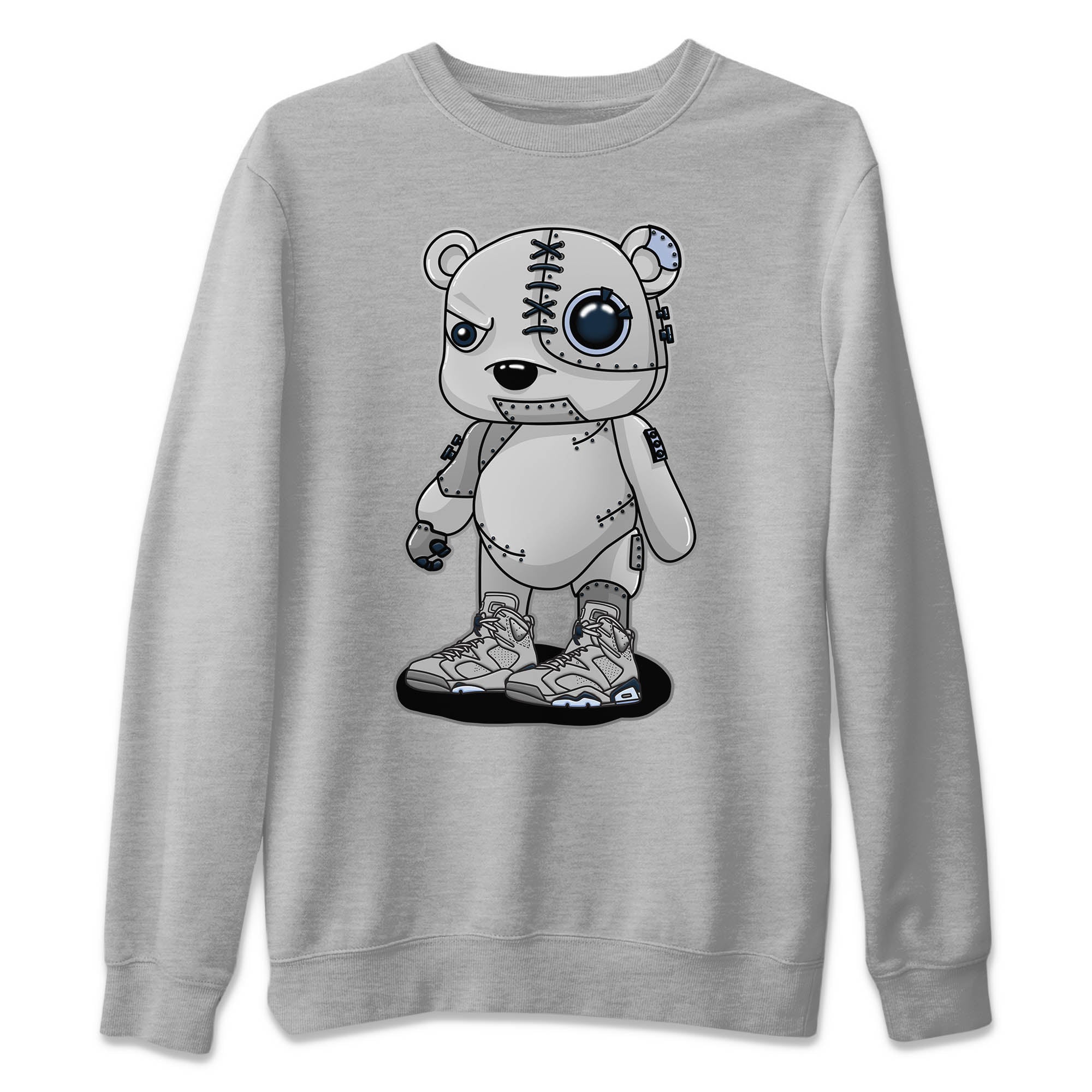 Cyborg Bear Unisex Sweater – Air Jordan 6 Georgetown, Sneakers Matching Sweater