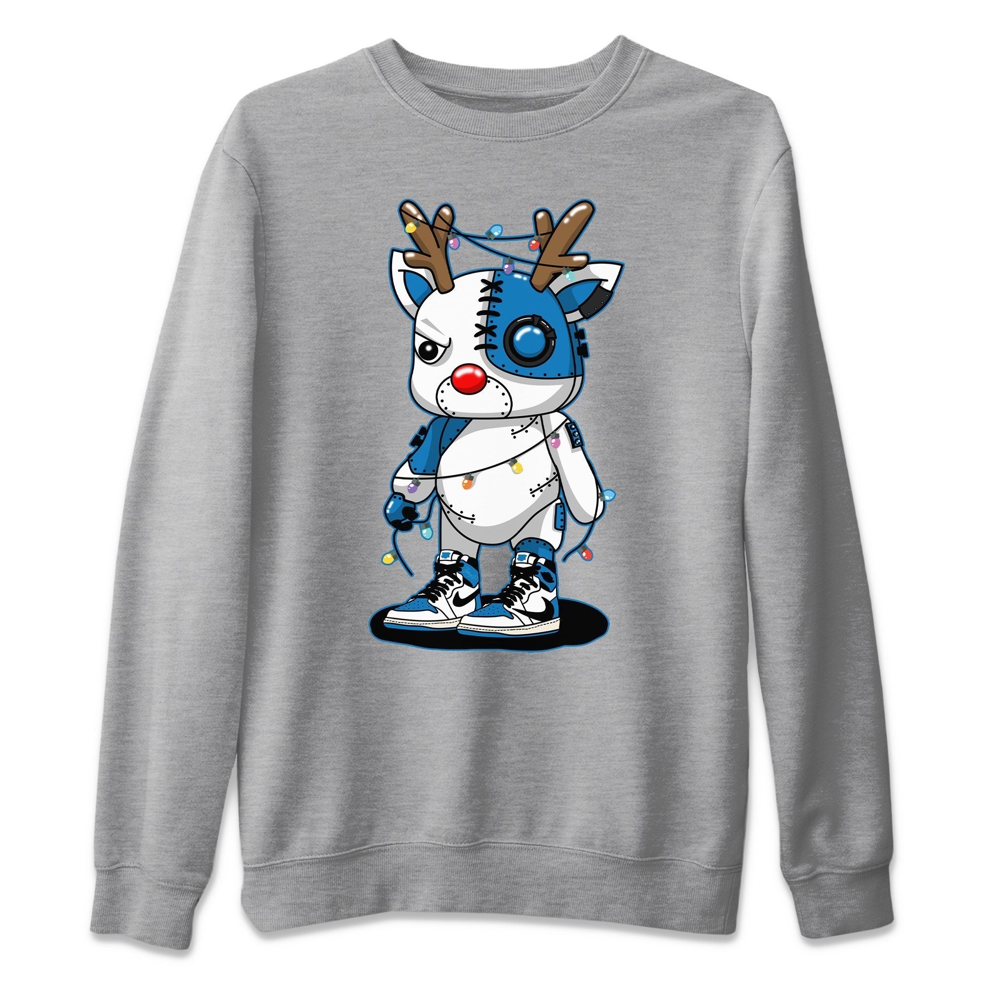 Cyborg Reindeer Unisex Sweater – Air Jordan 1 Travis Scott, Sneakers Matching Sweater