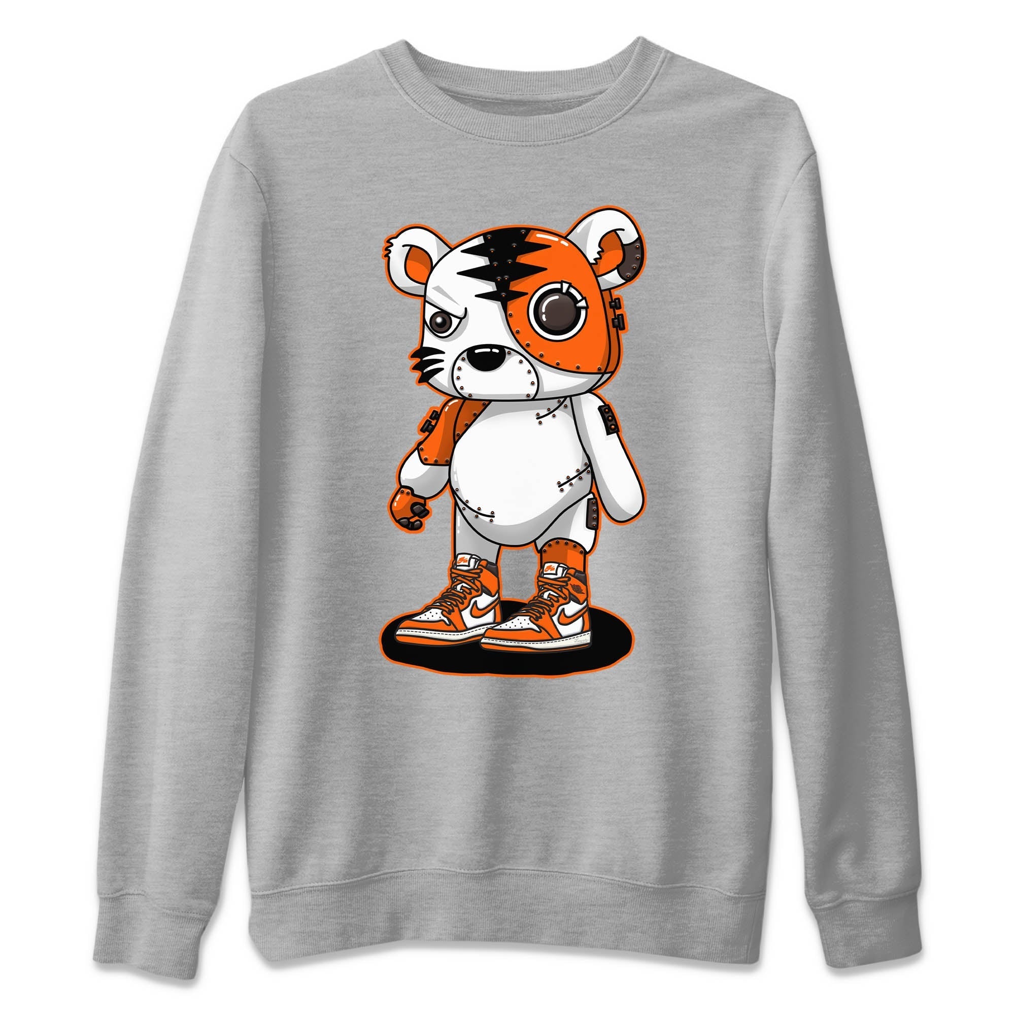 Cyborg Tiger Unisex Sweater – Air Jordan 1 Starfish, Sneakers Matching Sweater