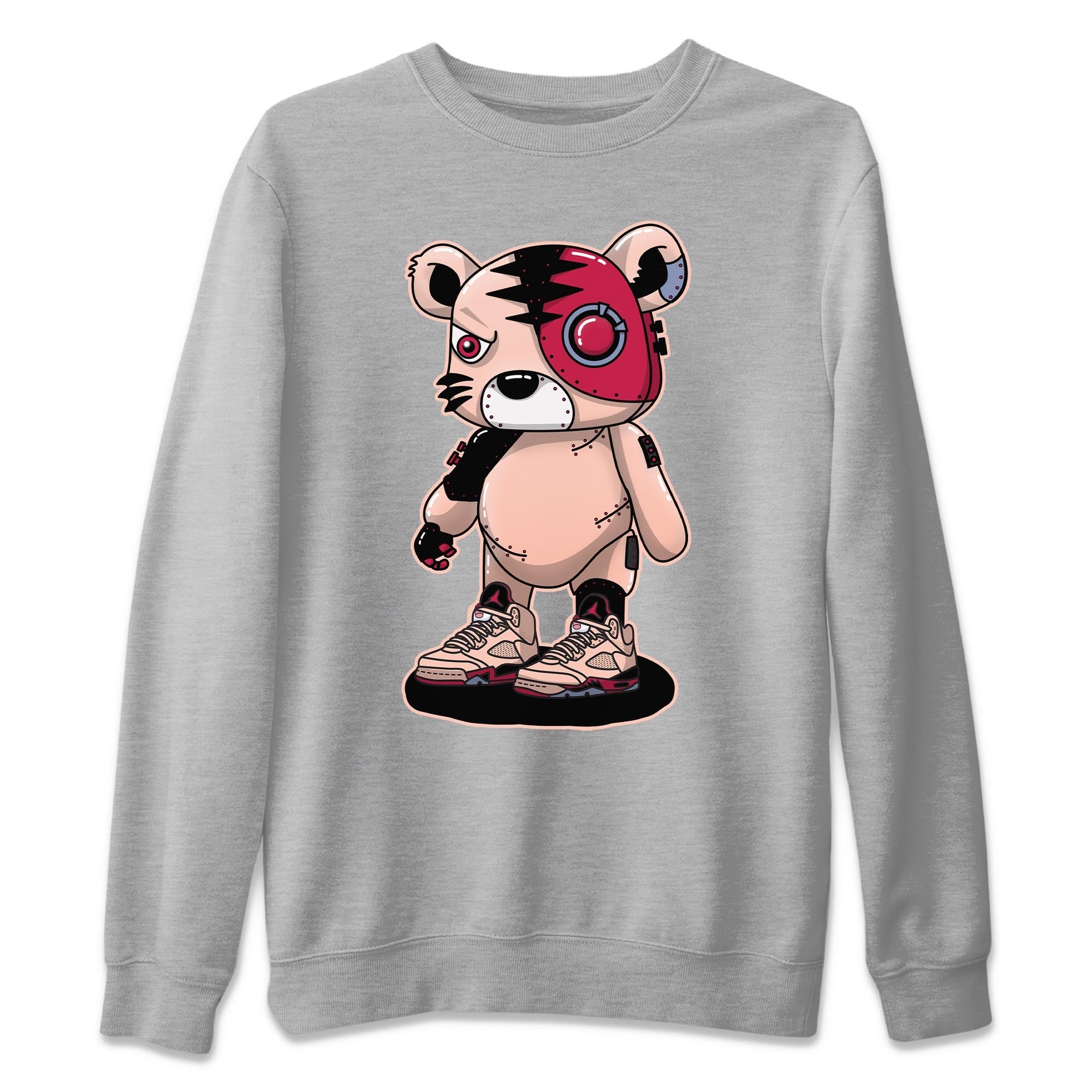 Cyborg Tiger Unisex Sweater – Air Jordan 5 Girls That Hoop, Sneakers Matching Sweater
