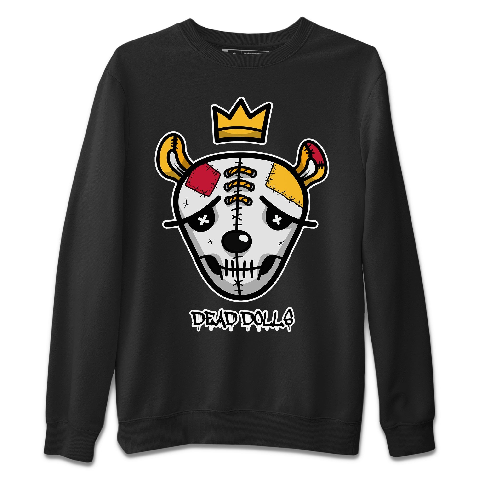 Dead Dolls Face Unisex Sweater – Air Jordan 7 Cardinal, Sneakers Matching Sweater