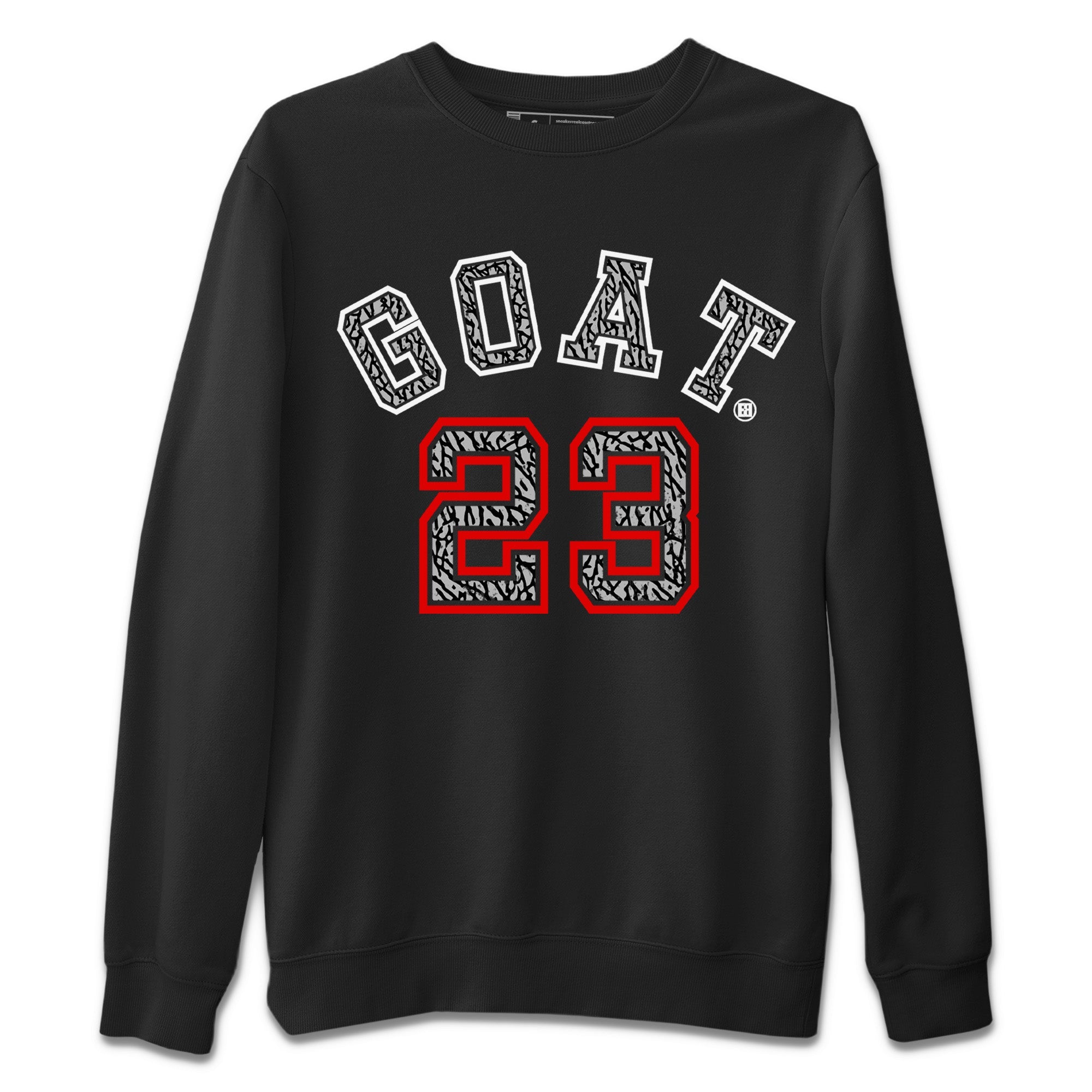 Goat 23 Unisex Sweater – Air Jordan 3 White Cement, Sneakers Matching Sweater