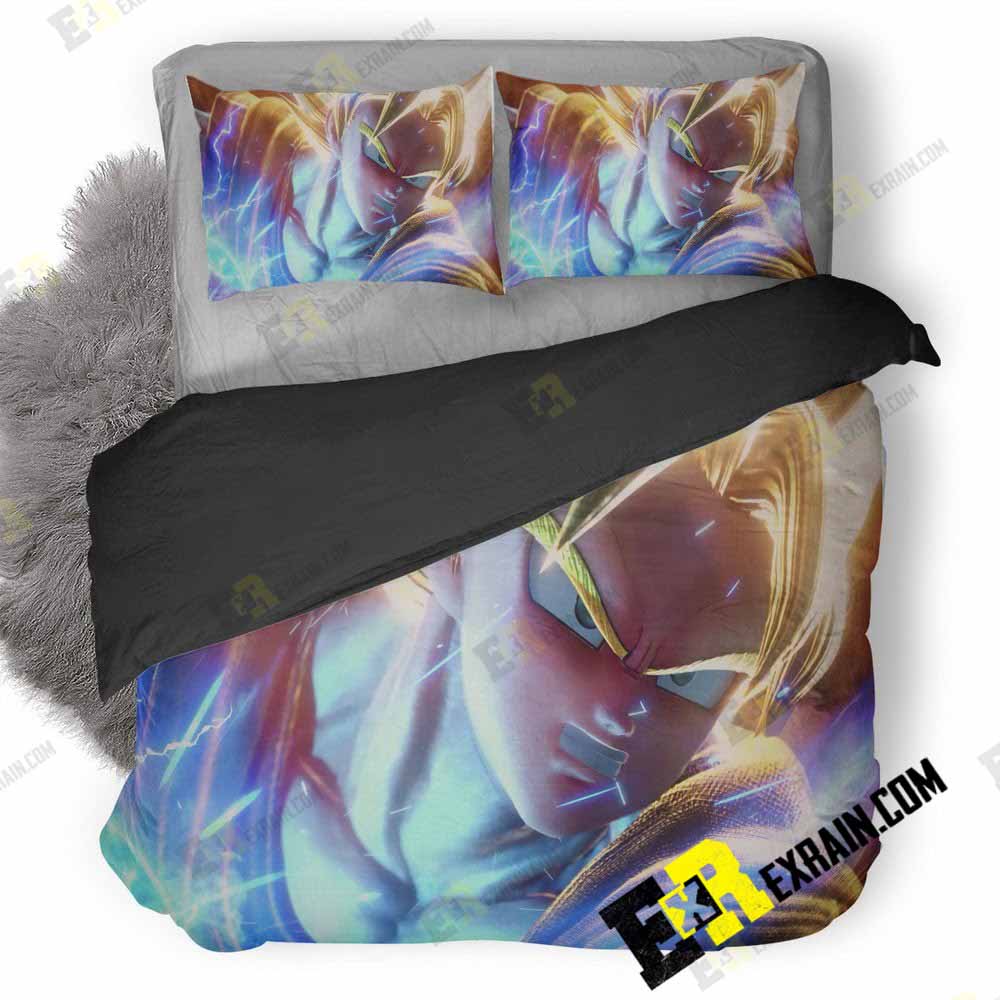 Goku Jump Force 0J 3D Customized Duvet Cover Bedding Set