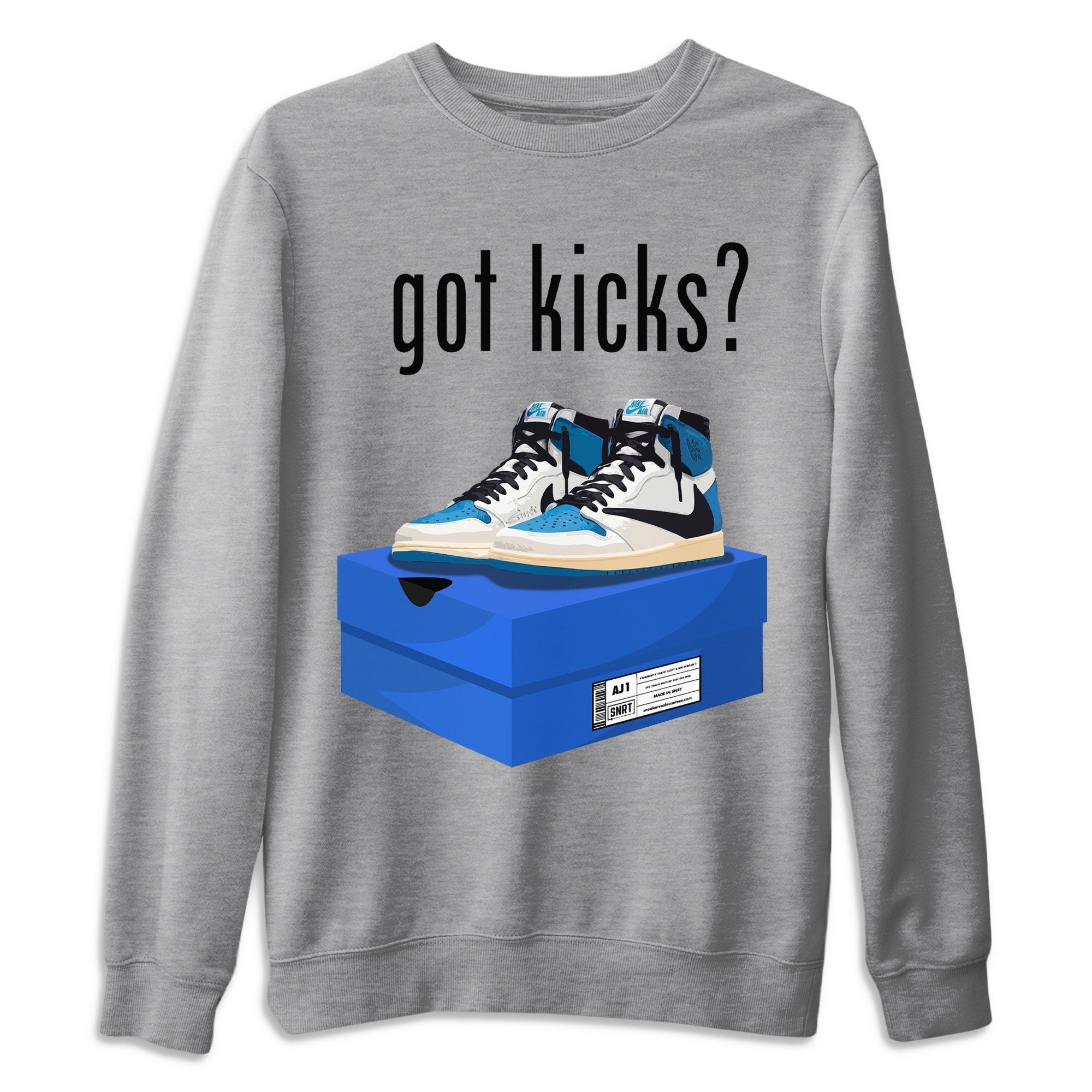 Got Kicks Unisex Sweater – Air Jordan 1 Travis Scott Fragment, Sneakers Matching Sweater