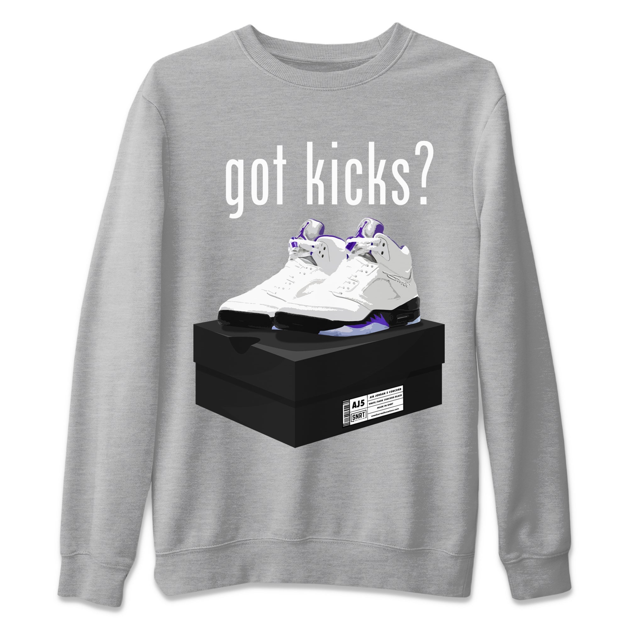 Got Kicks Unisex Sweater – Air Jordan 5 Concord, Sneakers Matching Sweater