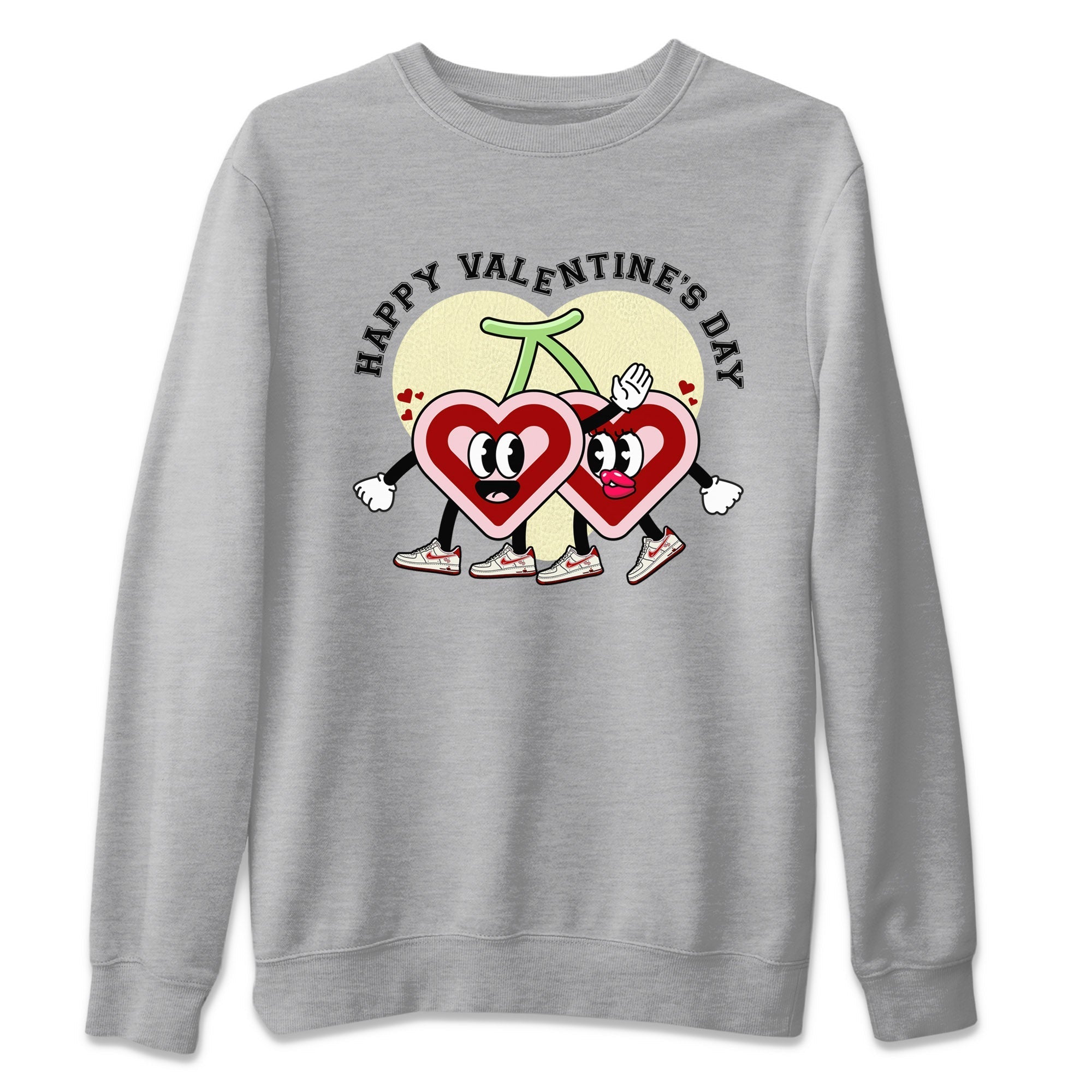 Happy Valentines Day Unisex Sweater – Air Force 1 Valentines Day, Sneakers Matching Sweater