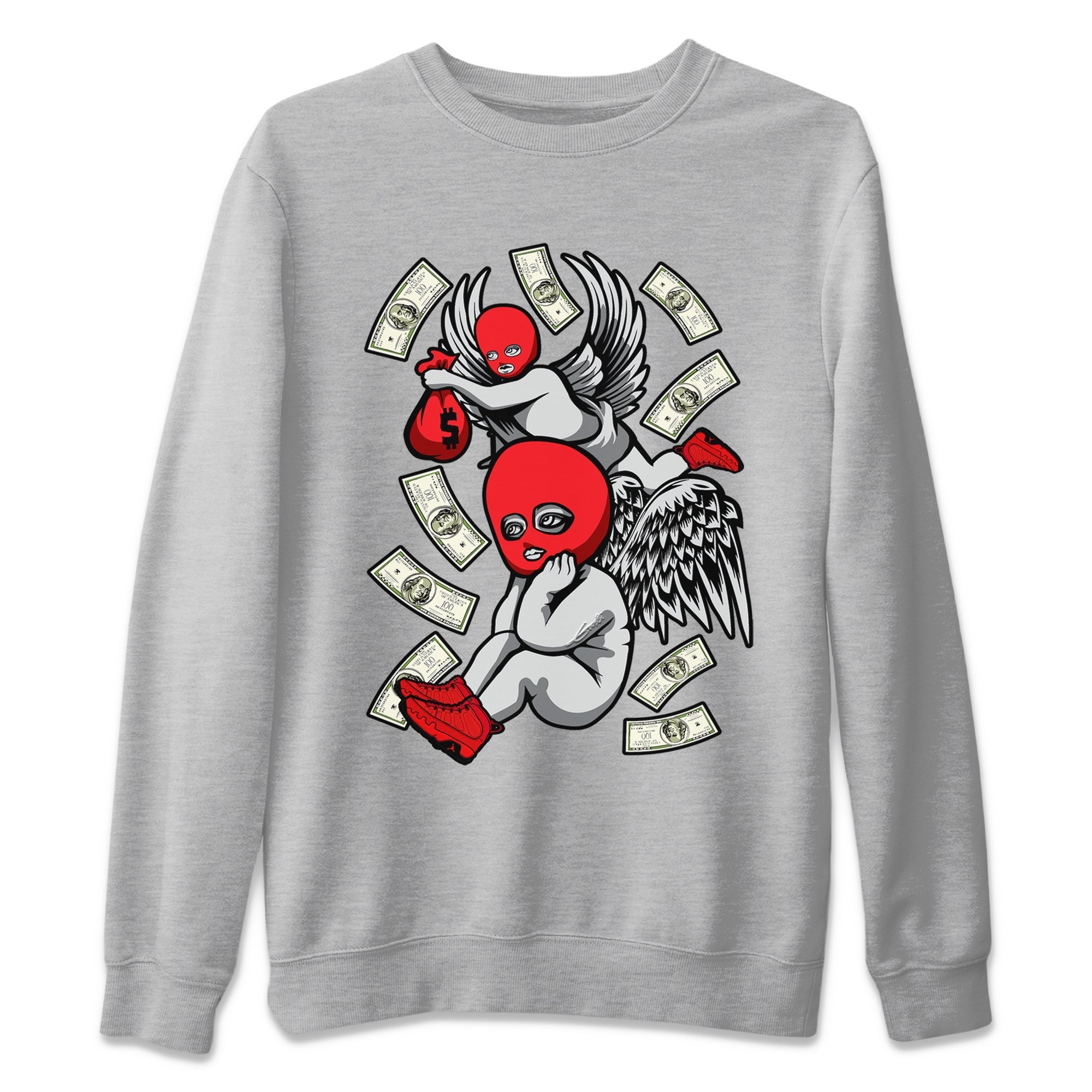 Hustle Angels Unisex Sweater – Air Jordan 9 Chile Red, Sneakers Matching Sweater