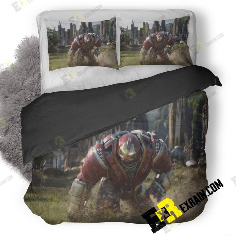 Iron Hulkbuster In Avengers Infinity War Jl 3D Customized Duvet Cover Bedding Set