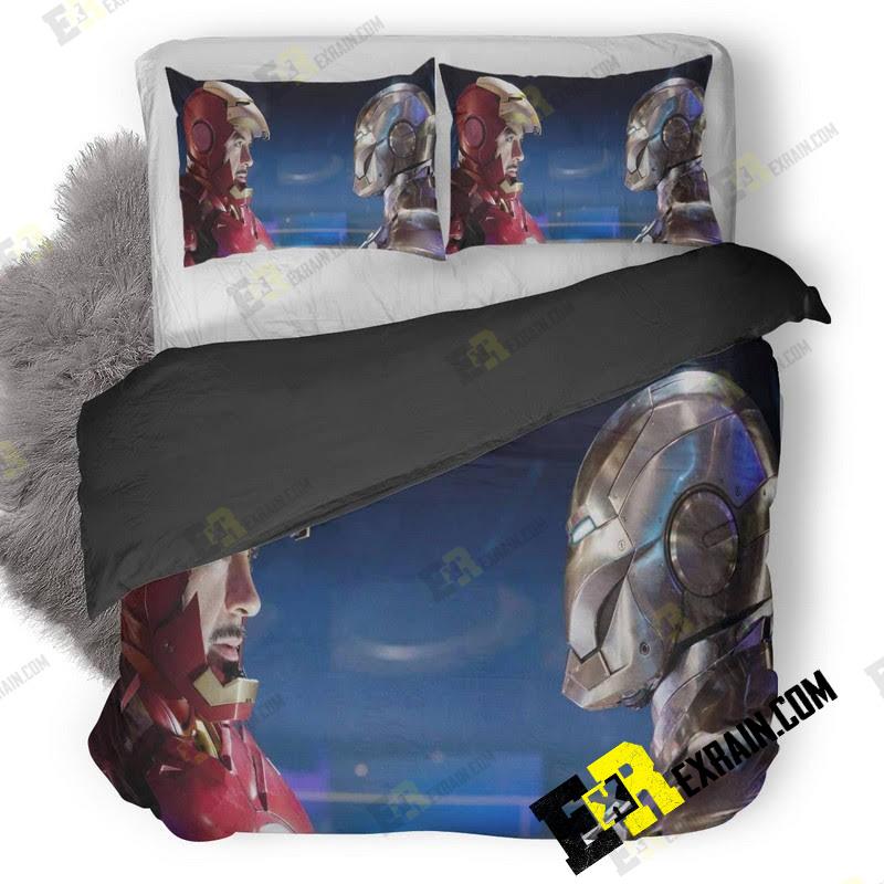Iron Man And War Machine Bj 3D Customized Duvet Cover Bedding Set