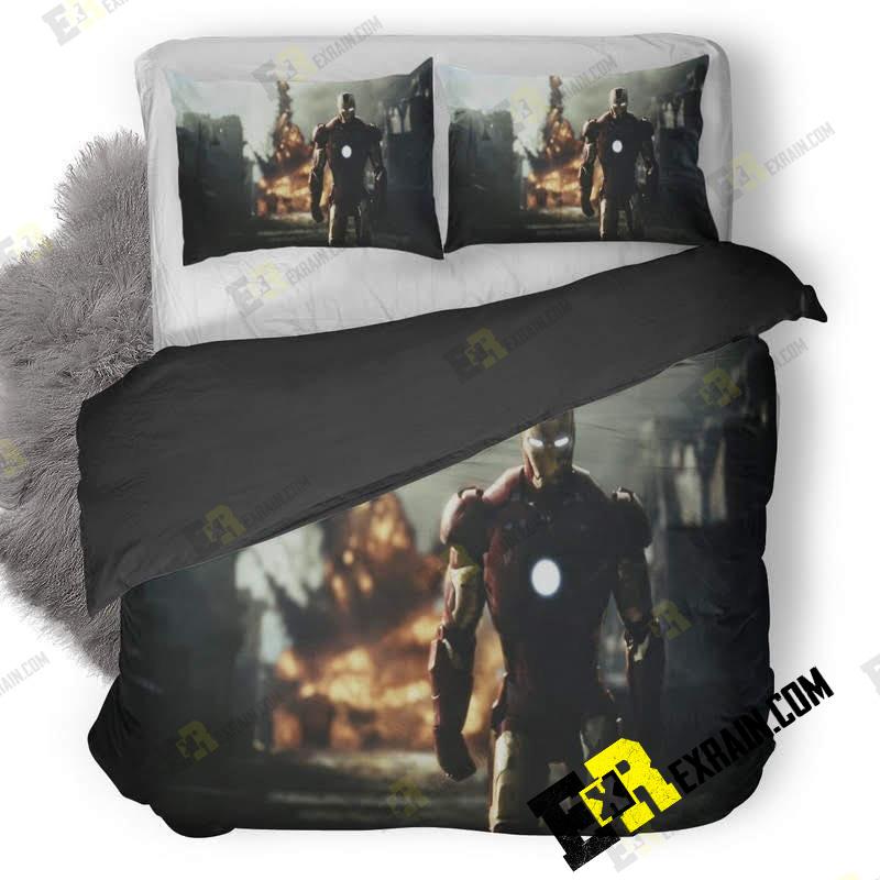 Iron Man Qhd 3D Customized Duvet Cover Bedding Set