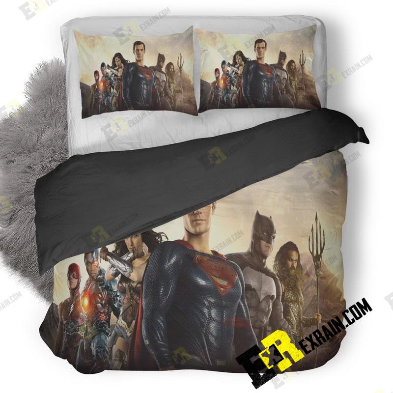 Justice League Movie Fx 3D Customized Duvet Cover Bedding Set