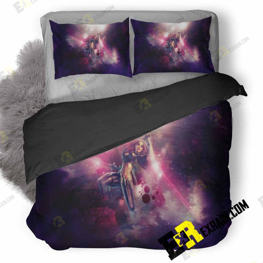 League Of Legends Fantasy Girl Art J7 3D Customized Duvet Cover Bedding Set