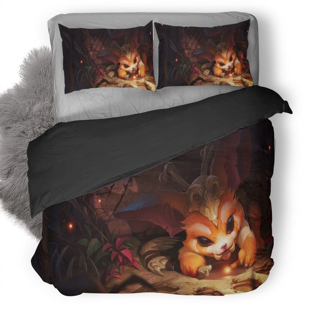 League Of Legends Gnar 3D Customized Duvet Cover Bedding Set
