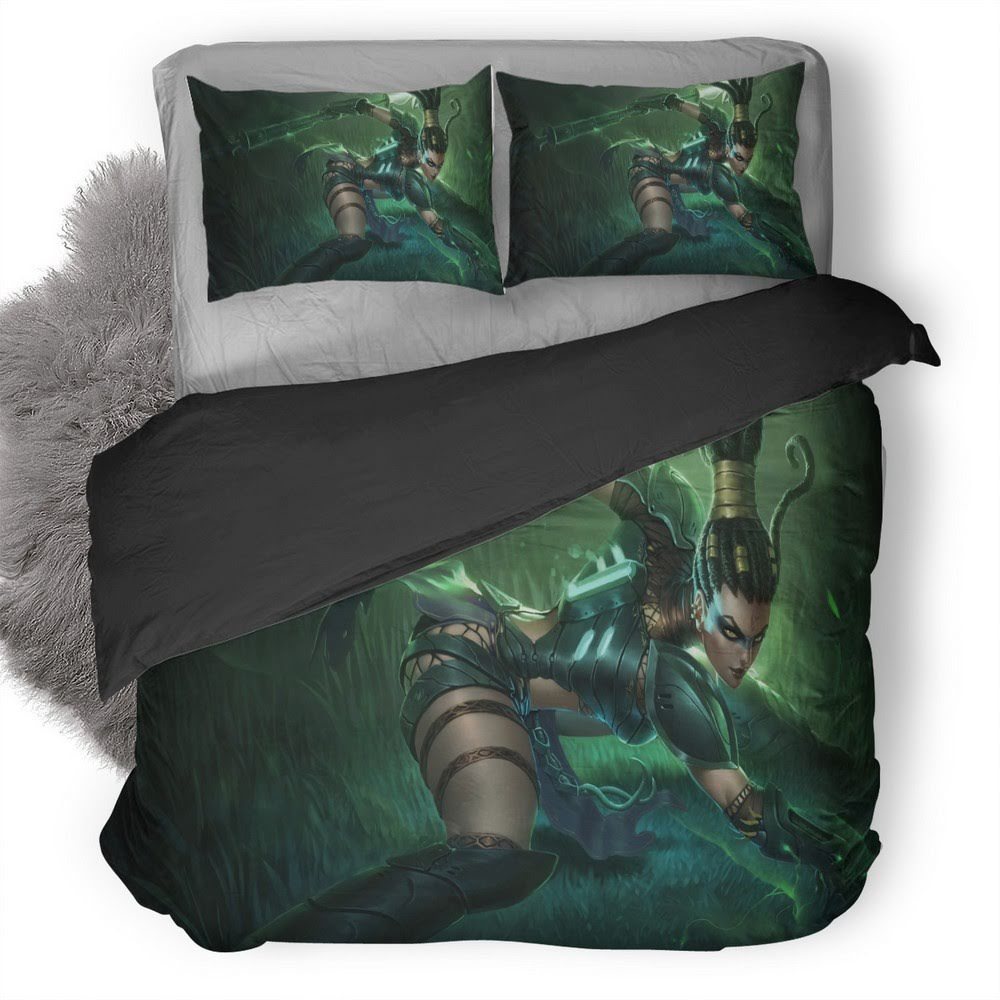 League Of Legends Headhunter Nidalee 3D Customized Duvet Cover Bedding Set