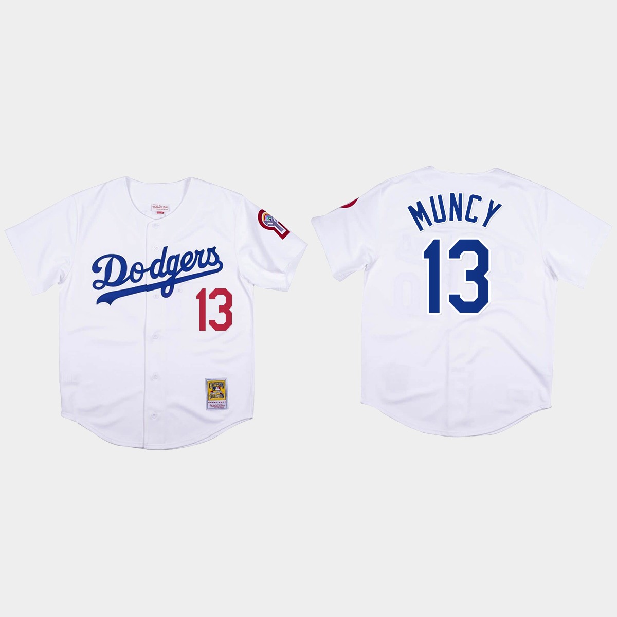 Max Muncy #13 Los Angeles Dodgers Mitchell And Ness 1981 Jersey - White