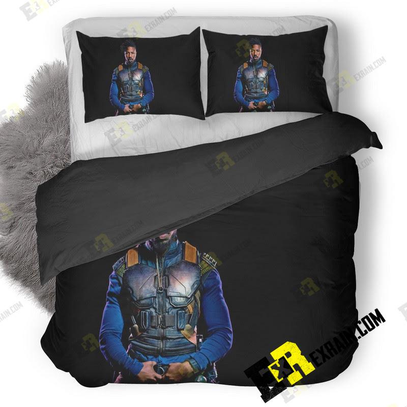 Michael B Jordan As Erik Killmonger In Black Panther R1 3D Customized Duvet Cover Bedding Set