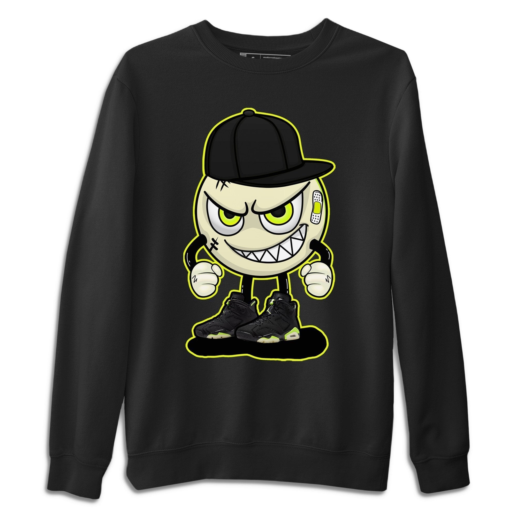 Mischief Emoji Unisex Sweater – Air Jordan 6 Electric Green, Sneakers Matching Sweater