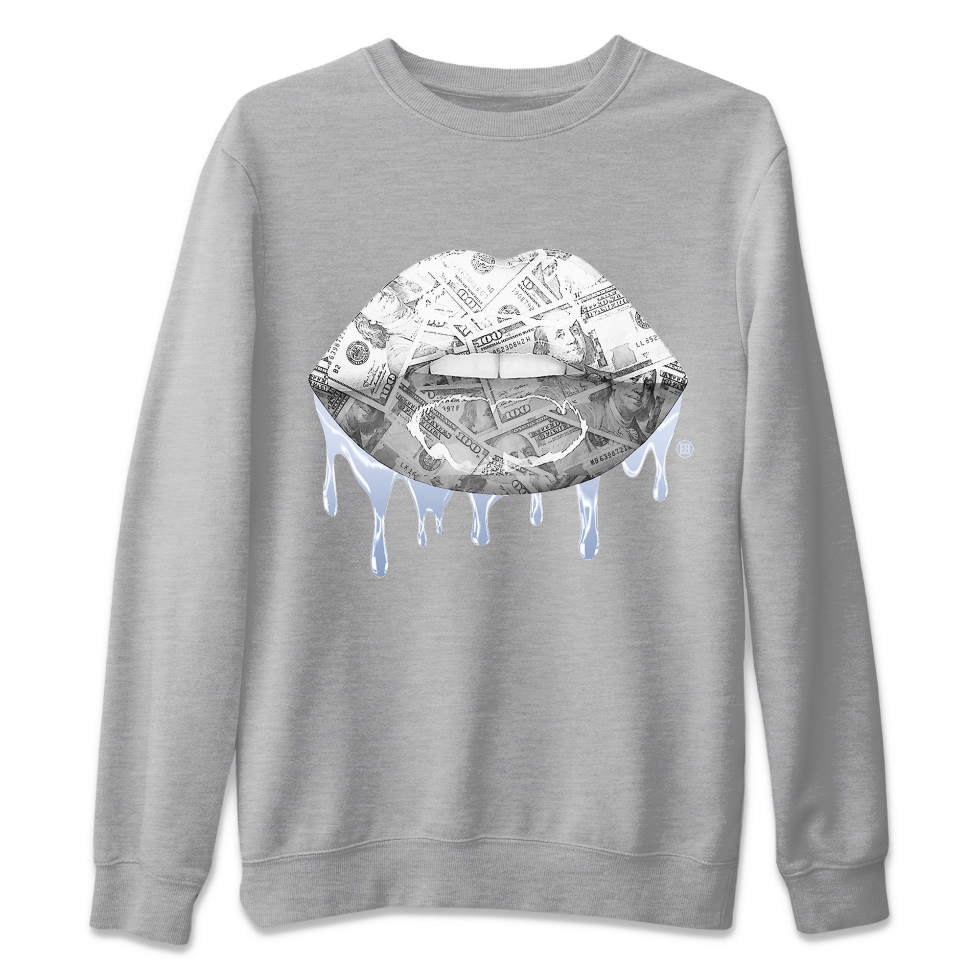 Money Lips Unisex Sweater – Air Jordan 6 Cool Grey, Sneakers Matching Sweater