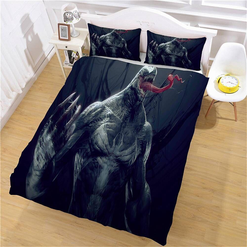 Movie Venom Theme Household Items Digital Printing Variousizess 3D Customized Duvet Cover Bedding Set
