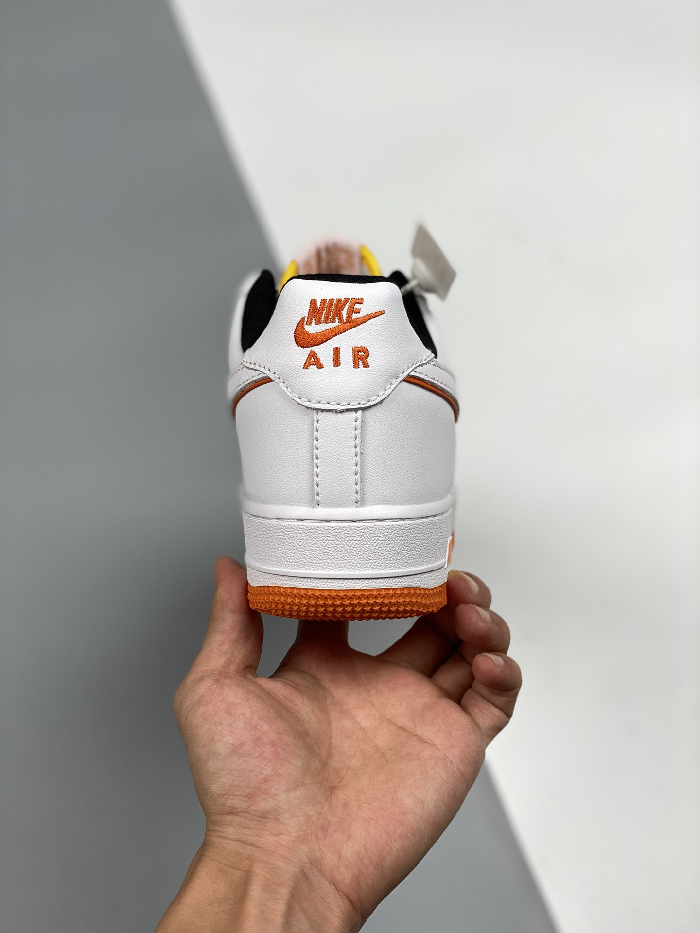 Nike Air Force 1 Low “Diy” White Orange Yellow For Sale