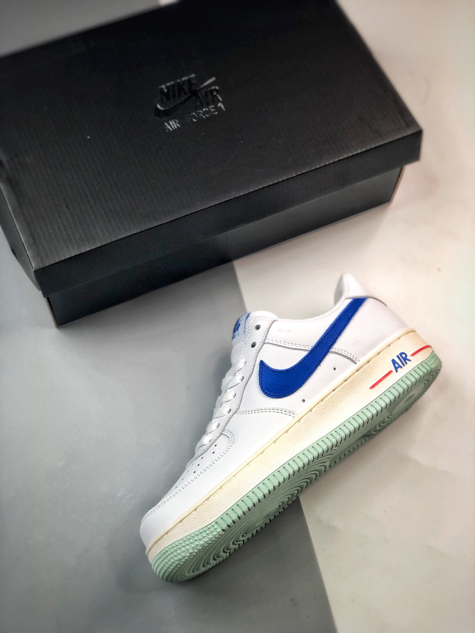 Nike Air Force 1 Low “USA Hoops” White Blue Red For Sale