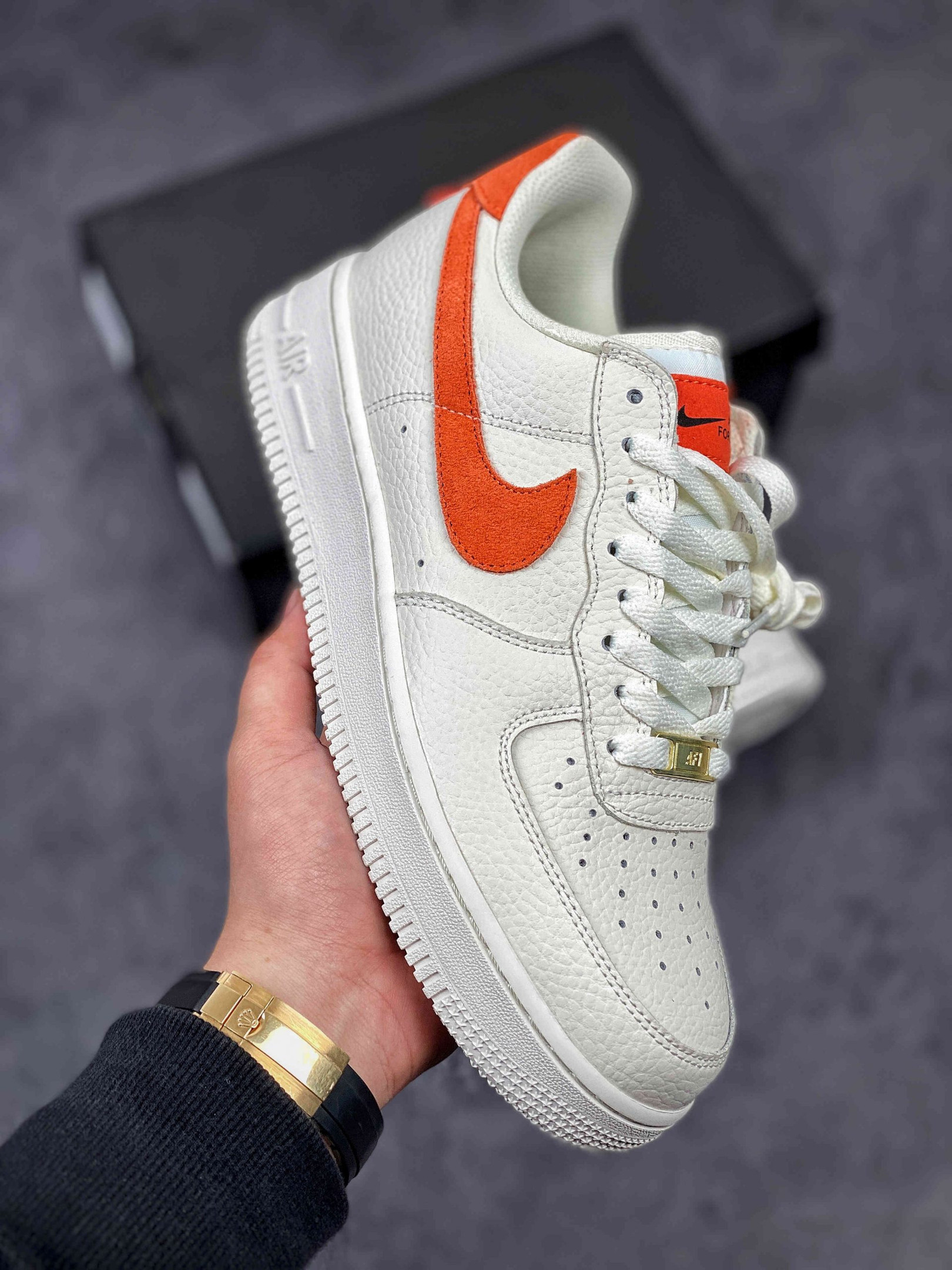 Nike Air Force 1 Low 07 Craft Sail/Mantra Orange/Forest For Sale