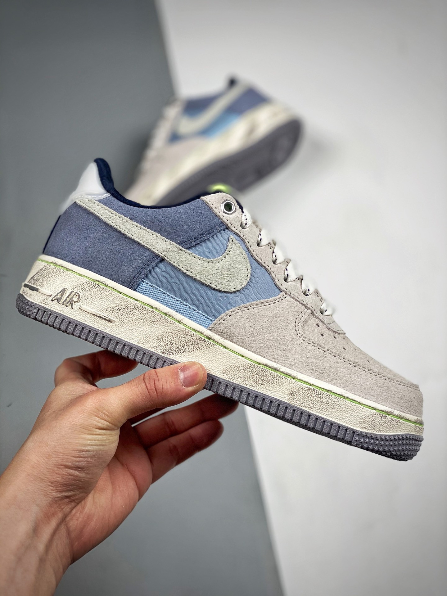Nike Air Force 1 Low ’07 LX Mountain White/Greystone/Light Blue For Sale