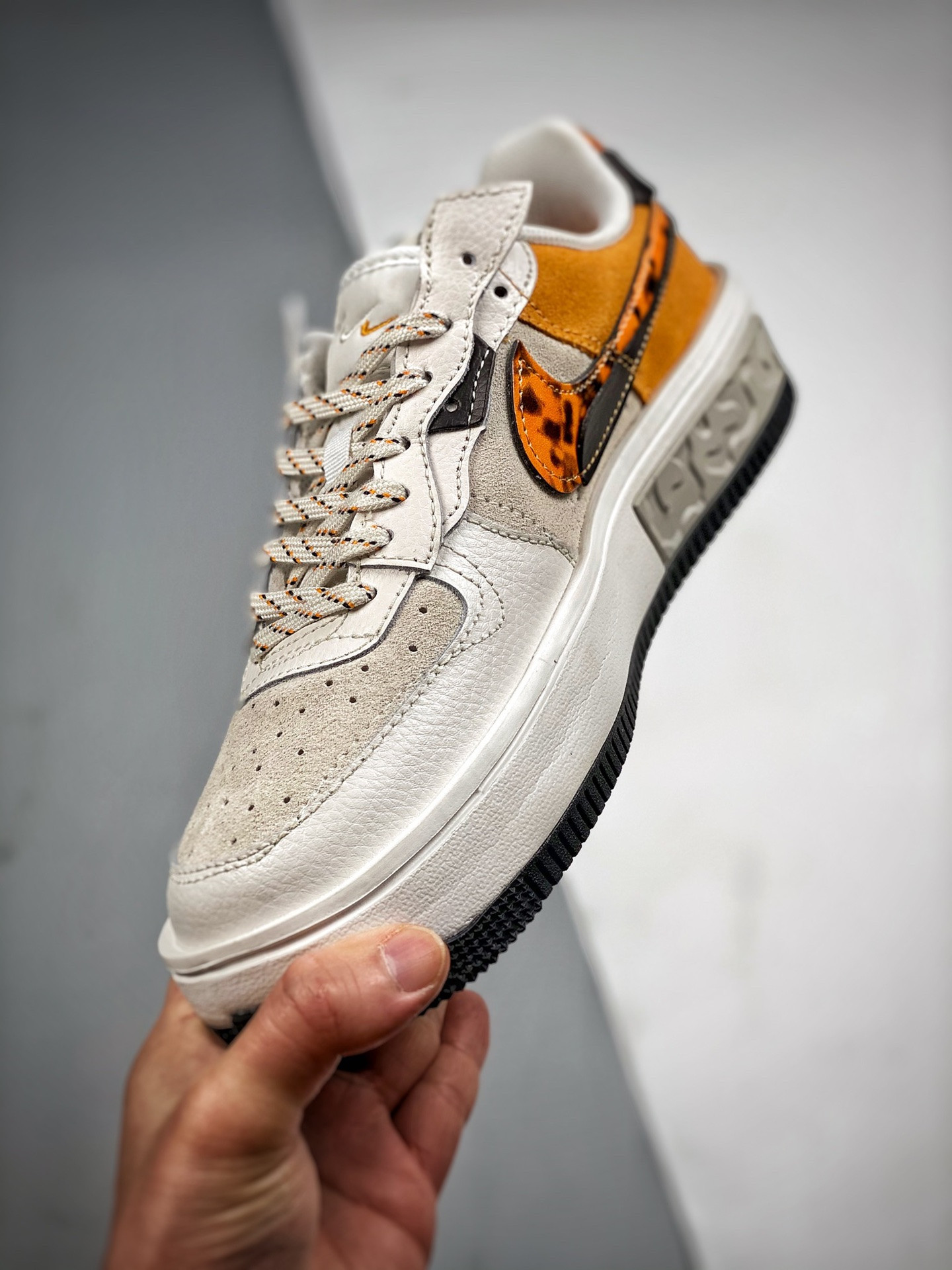 Nike Air Force 1 Low Fontanka Tortoise Shell Grey/Sail-Orange For Sale