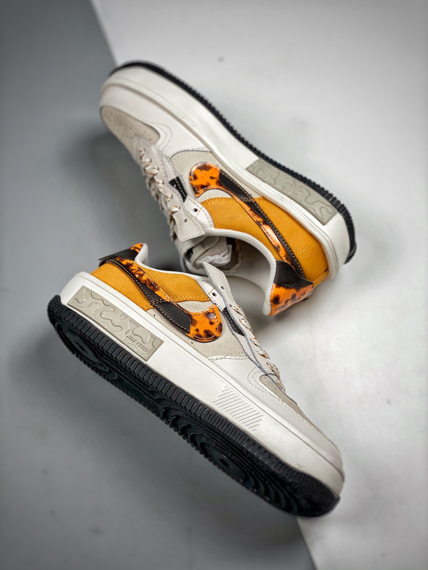 Nike Air Force 1 Low Fontanka Tortoise Shell Grey/Sail-Orange For Sale