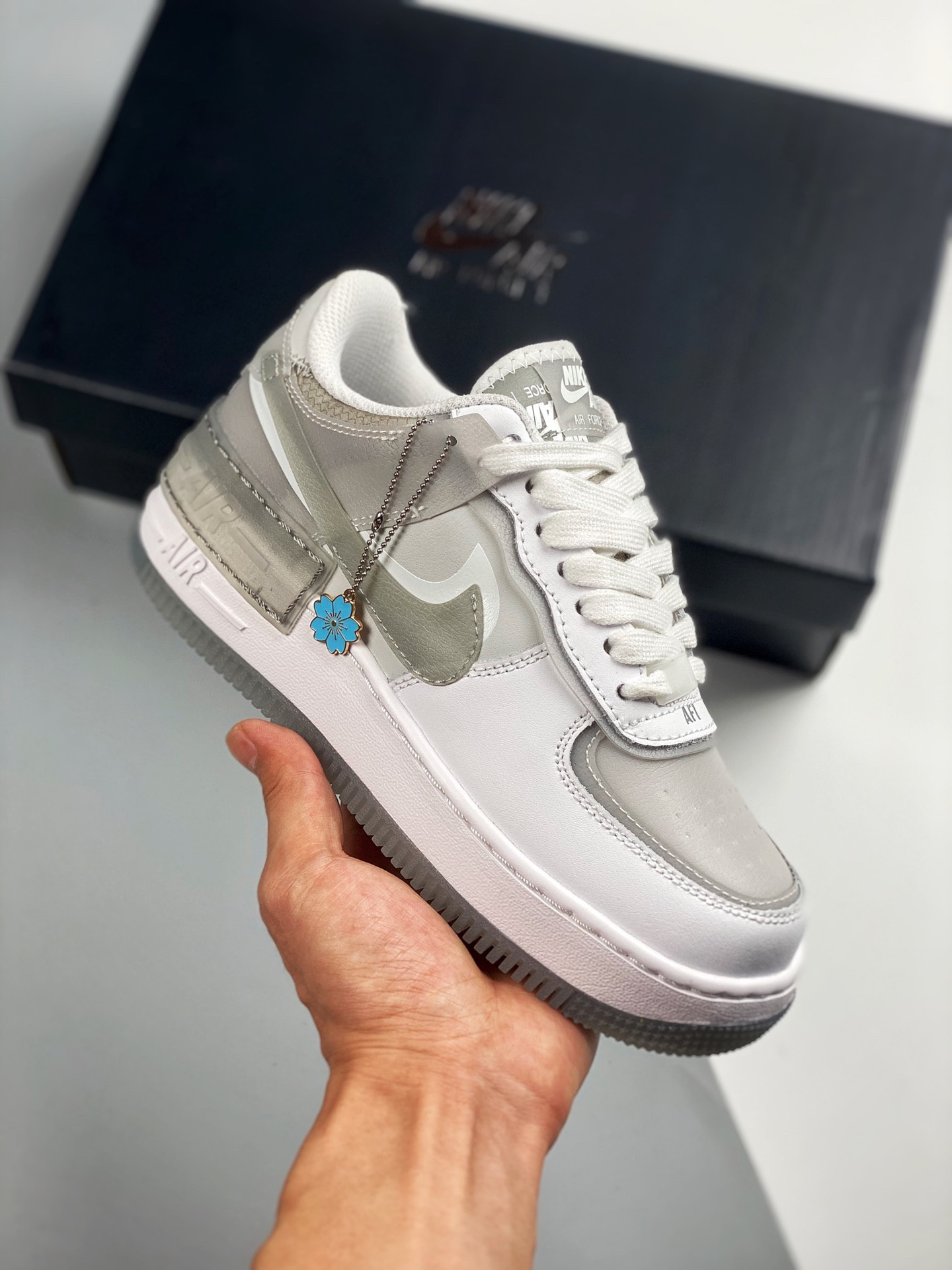 Nike Air Force 1 Low Shadow White/Particle Grey-Grey Fog-Photon Dust For Sale