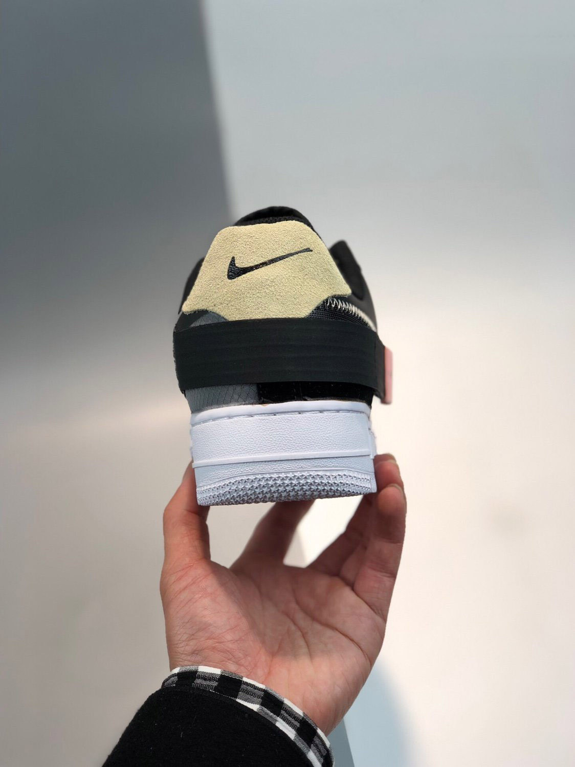 Nike N.354 Air Force 1 Low Type Black Pink For Sale