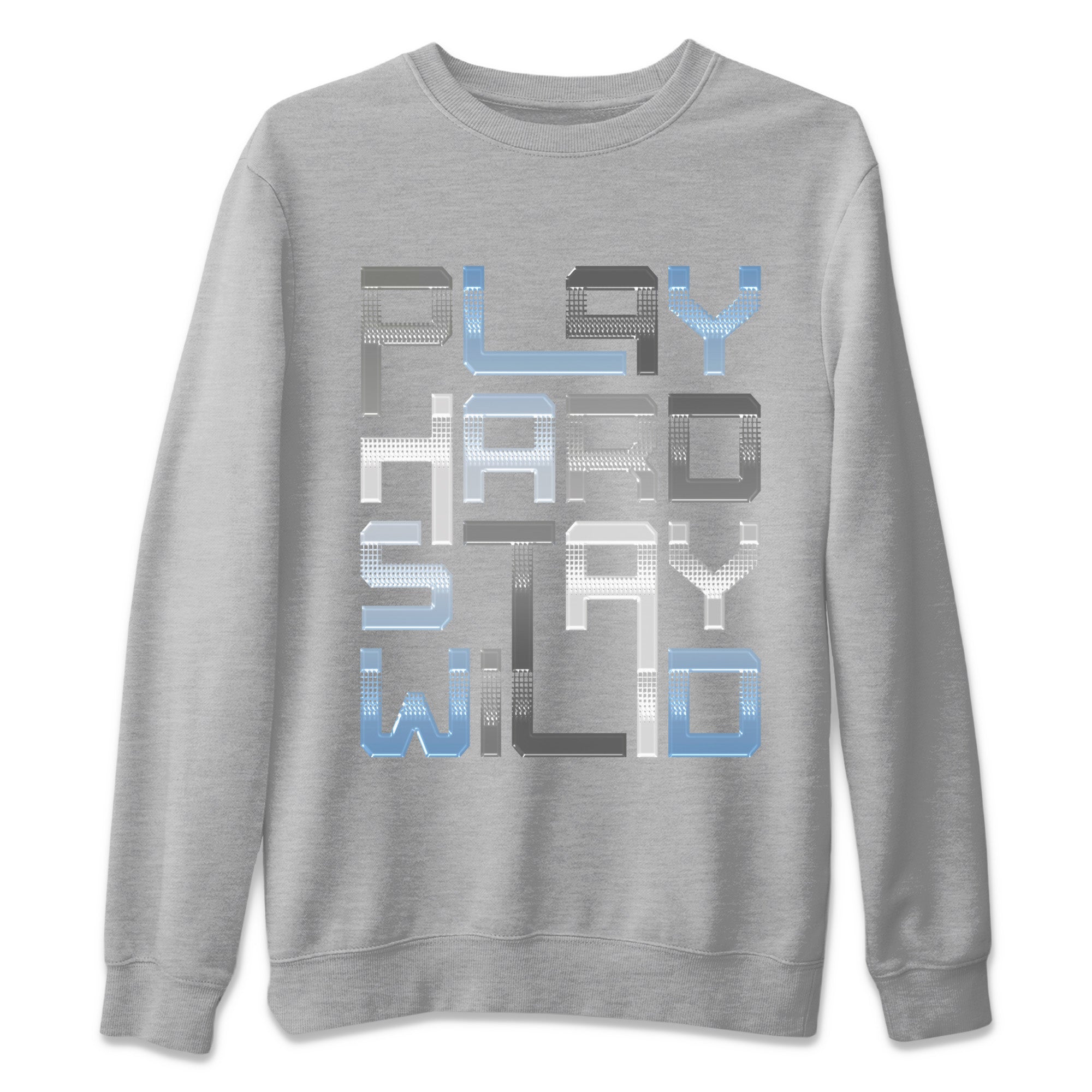 Play Hard Unisex Sweater – Air Jordan 11 White Cement, Sneakers Matching Sweater