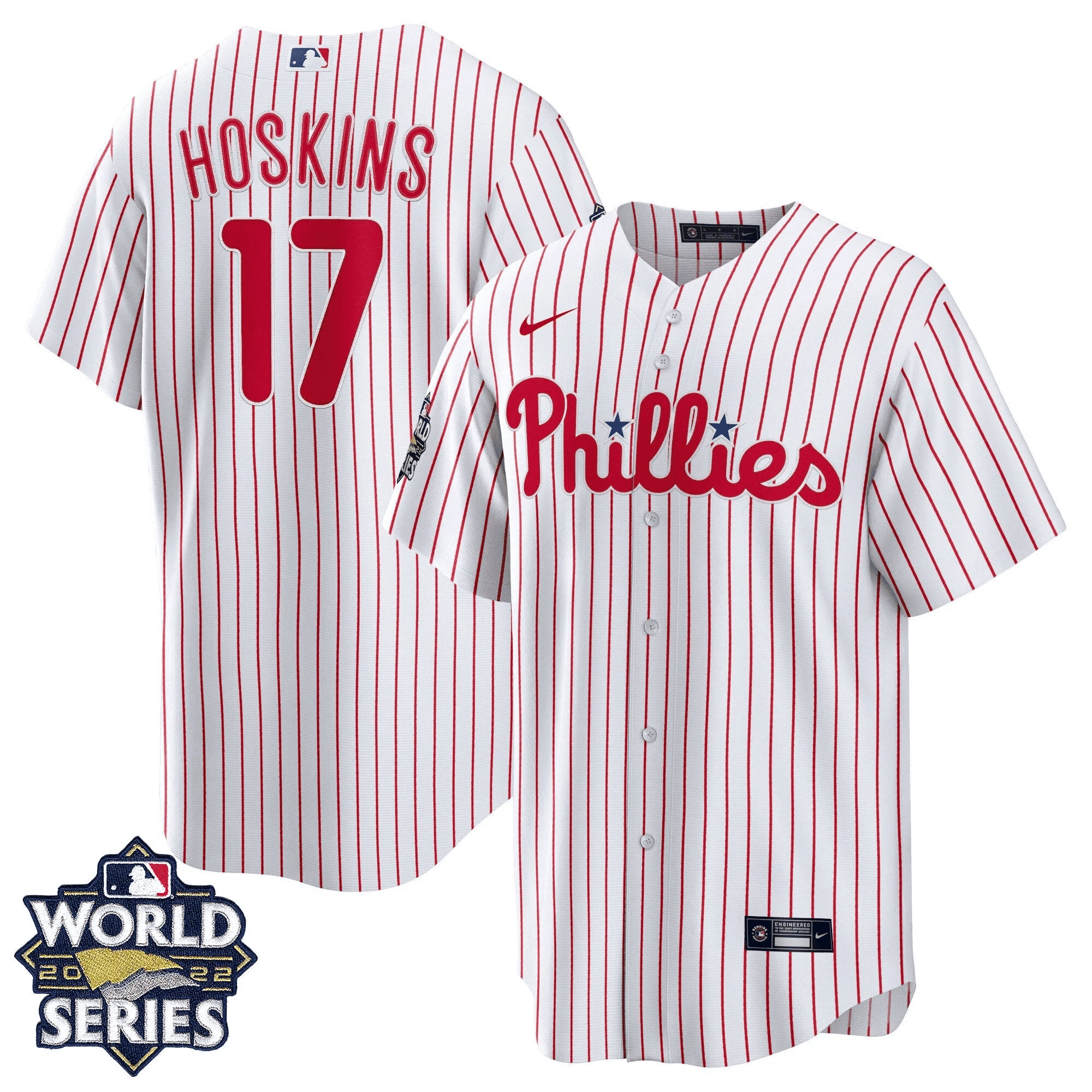 Rhys Hoskins Youth's Philadelphia Phillies Gold 2022 World Series Limited Cool Home Jersey - All Stitched